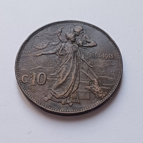 Moneta centesimi - moneta, 10