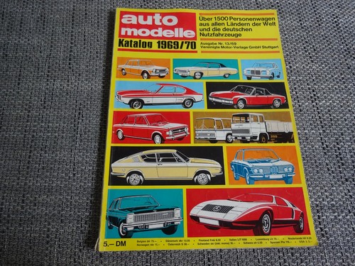 Catalogo auto 1969 rivista - auto,
