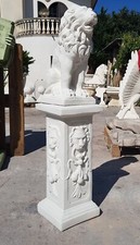 LEONE CON COLONNA BASE STATUA