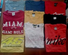 Stock magliette T-shirt uomo taglia M/L 10 pezzi