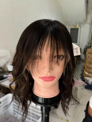 Parrucca capelli umani bionda