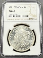 Dollaro Morgan 1921 $1 - NGC