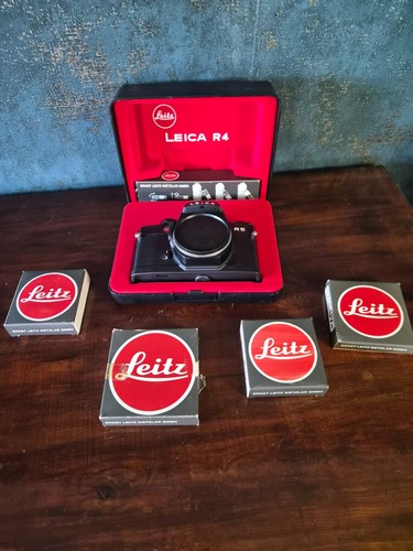 Leica r4 imballo - r5, +