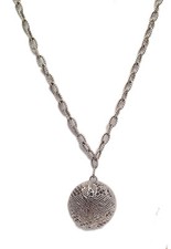 ZOPPINI COLLANA DONNA CIONDOLO SFERA TRAFORATA NECKLACE DROP GLOBE PERFORATED