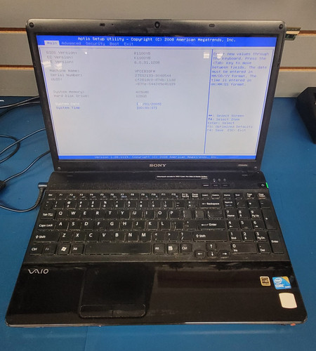 Sony vaio pcg 71318l boots - vaio,