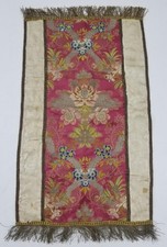Antique French Floral Silk