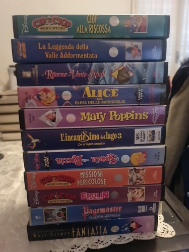 Lotto vhs animazione usate - lotto,