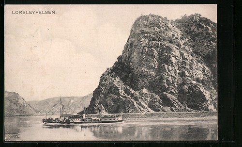 Rocce loreley con - rocce, battello