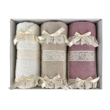 Set asciugamani bagno 3+3 in