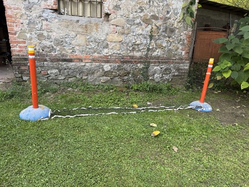 Rete pallavolo vintage - rete, pali