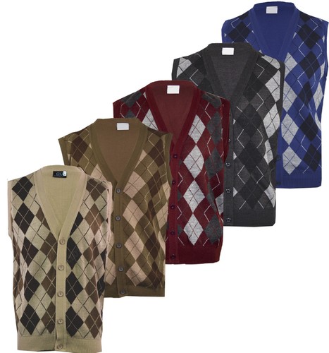 Cardigan uomo argyle scollo - cardigan,