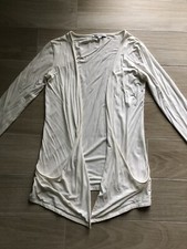 PATRIZIA PEPE  Cardigan Maglia tg UNICA Donna bianco con Swarovski Marchio