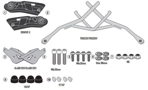 Kit telaietti laterali givi - telaietti,