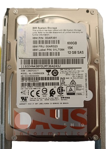 Hdd ibm 600gb sas - 600gb, 12g