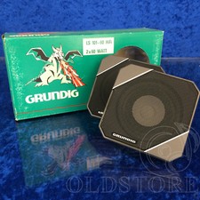 ►GRUNDIG LS 101-60◄COPPIA ALTOPARLANTI 2 CONE SPEAKER NUOVO NEW 60W 10cm VINTAGE