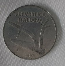 Moneta lire del 1953 - moneta,