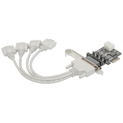 Scheda pci express porte db9 - scheda,