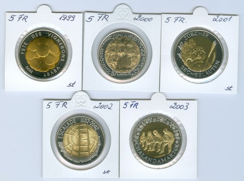 Svizzera franchi - svizzera, 5