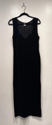 Maxi abito vintage velluto - in,