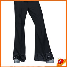 Pantalone nero a zampa con