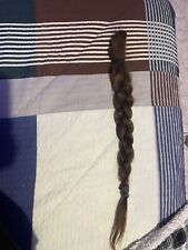 Capelli Veri per parrucche,extencion,castano chiaro con riflessi rossi. 45 cm