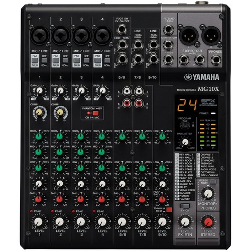 Yamaha mg10x mixer 10 - mg10x, canali