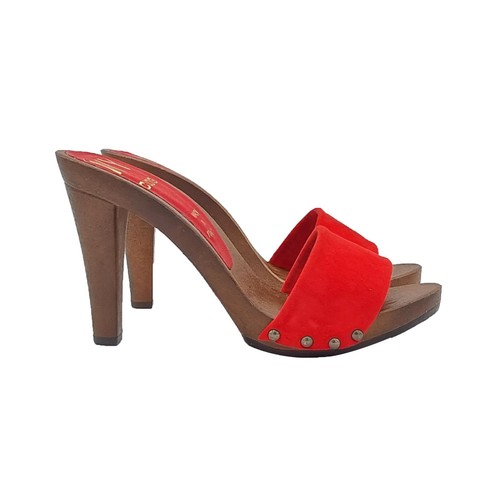 Mules con fascia camoscio - mules,