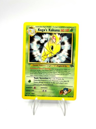 Carta pokemon koga kakuna - carta,