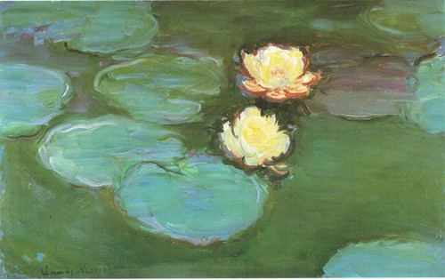 Monet ninfee a1 a4 - monet,