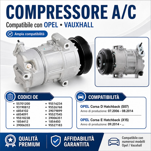 Compressore aria condizionata - compressore,