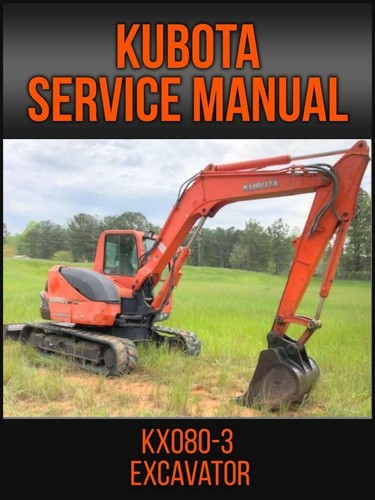 Kubota kx080 escavatore - kx080-3,