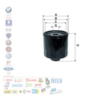 FILTRO OLIO AUDI A2 SEAT IBIZA