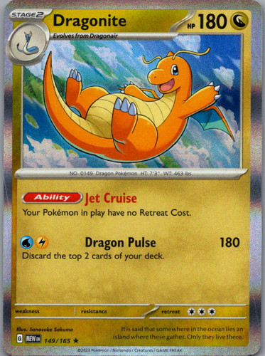 Dragonite holo rara - dragonite,