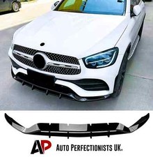 Mercedes GLC Classe GLC43 AMG Line W253 Splitter Labbra Anteriore Lucido Nero 2020-2022