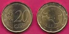 ESTONIA 20 CENTESIMI DI EURO