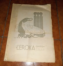 L'EROICA RASSEGNA ITALIANA DI ETTORE COZZANI QUADERNI 77 78 79 80 1921 GAUDENZI