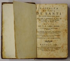 old book LIBRO ANTICO RACCOLTA