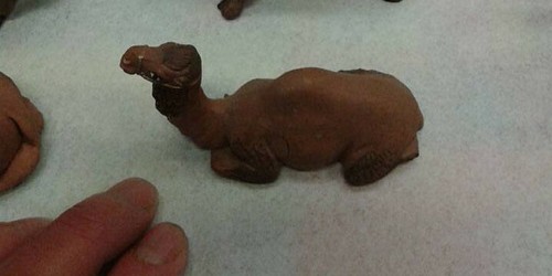 Cammelli animali terracotta - 2,