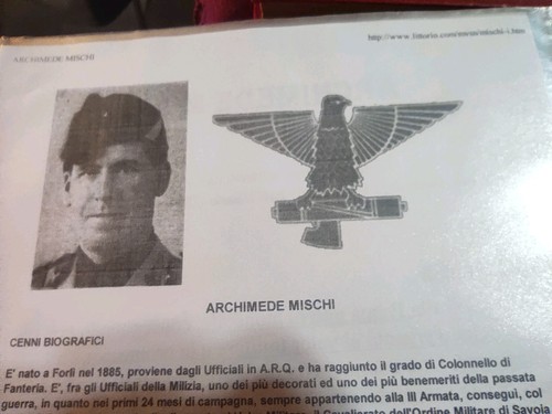 Autografo archimede mischi - archimede,