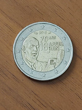 2 euros FRANCE 2010 De Gaule