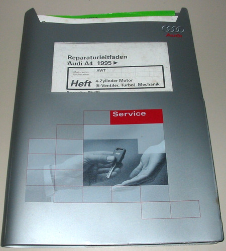 Werkstatthandbuch audi 4 - a4, b5