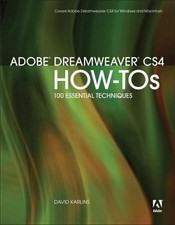 Adobe Dreamweaver CS4 HowTos: 100 Essential Techniques - NUOVO 