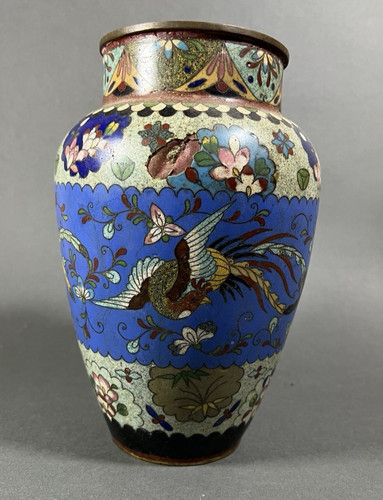 Antico vaso cloisonné