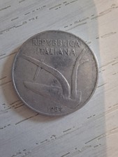 MONETA RARA 10 LIRE 1954