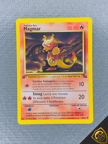 Magmar carte pokemon - magmar, 39/62