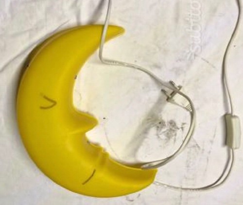 Lampada parete forma luna - lampada,