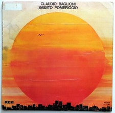 DISCO VINILE 33 GIRI CLAUDIO BAGLIONI SABATO POMERIGGIO 1975