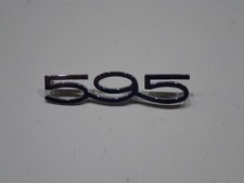 FIAT ABARTH 595 EMBLEMA FREGIO SCRITTA STEMMA LOGO ORIGINALE D'EPOCA NOS
