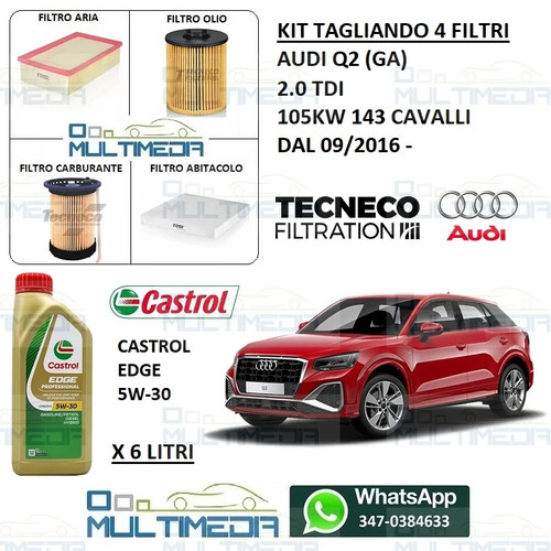 Kit tagliando filtri olio - tagliando,