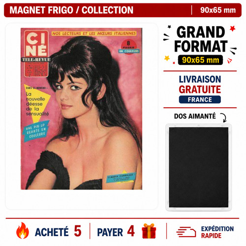 Magnet claudia cardinale - magnet,